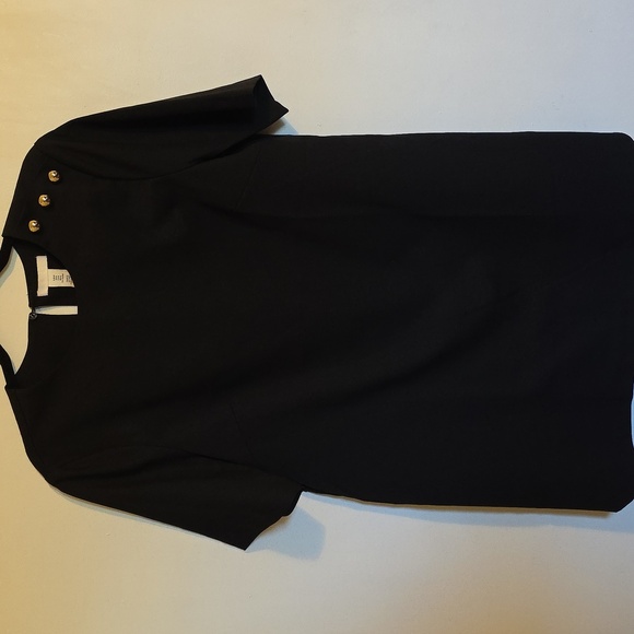 H&M A-Line Shift Black Shift Dress Size Medium - Picture 6 of 9